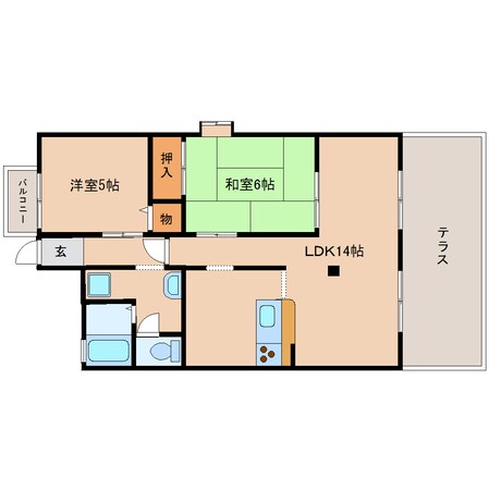 静岡駅 バス15分  岩成不動下車：停歩1分 1階の物件間取画像